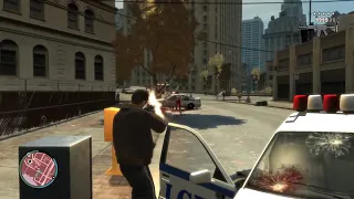 GTA 4 - Alderney City Gang Massacre + Six Star Escape