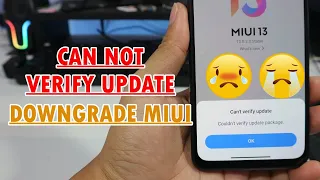 Solusi Downgrade MIUI Tidak Dapat Verifikasi Pembaruan (Can Not Verify Update) With Redmi Note 10