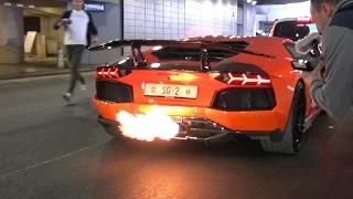 LAMBORGHINI AVENTADOR TOO LOUD FOR POLICE!