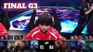 BLG vs TES - Game 3 | Grand Final S14 LPL Spring 2024 | Bilibili Gaming vs Top Esports G3 full