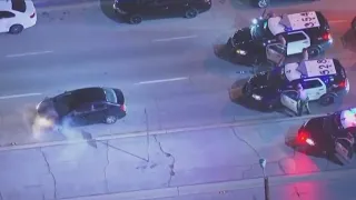 Hit-and-run suspect leads LASD on short pursuit