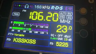 FM DX Radio Kiss Kiss Ragusa 106.2 MHz From Malta [Tropo]