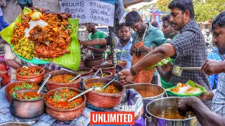 Unlimited Thali Only Rs.50/- | 1000 People Eat Everyday | 25 Different Items | Street Food India