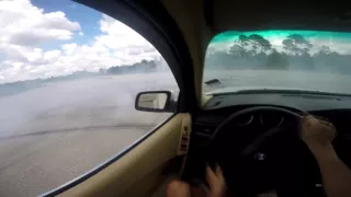 BMW 525i First time donuts!!!