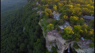 Rock City Gardens on Lookout Mountain GA overlooking Chattanooga TN || Tour & 4K Aerial View