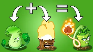 PvZ 2 Discovery - Every Plant Fusion & Evolution! - Team Plants FAKE vs REAL Battlez