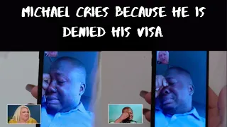 Michael cries because he didn’t get his visa| 90 Day Fiancé| Angela & Michael