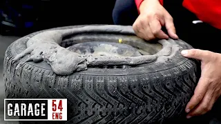 Filling tires with polyurethane foam (making them puncture-proof)
