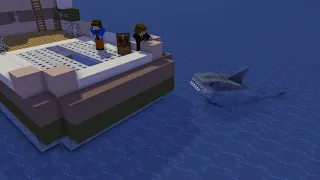 Minecraft weißer hai parodie