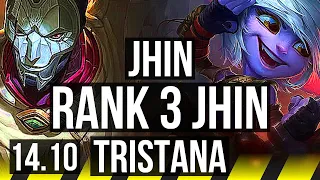 JHIN & Braum vs TRISTANA & Neeko (ADC) | Rank 3 Jhin, 14/2/11, 5k comeback | KR Grandmaster | 14.10