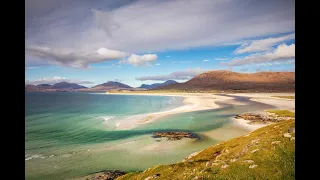 Isle of Harris & Lewis, Luskentyre Beach, Outer Hebrides, Scotland. 4K Cinematic Drone Shots