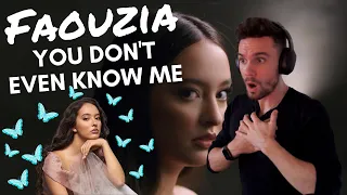 FIRST TIME REACTING TO Faouzia - You Don't Even Know Me (Stripped)