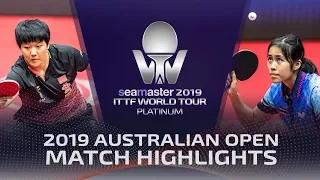 Sun Mingyang vs Sawettabut Suthasini | 2019 ITTF Australian Open Highlights (Pre)