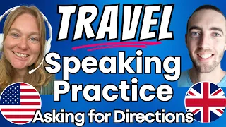 Asking for and Giving Directions in English Spoken English Learning Videos Speaking Practice - UK US