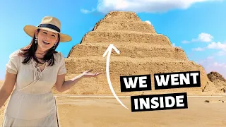 INSIDE THE OLDEST PYRAMID in The WORLD - Saqqara Egypt // Egypt Travel Vlog