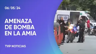 Falsa alarma: amenaza de bomba en el edificio de la AMIA