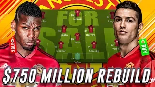 $750 MILLION MAN UNITED REBUILD WHOLE TEAM CHALLENGE - FIFA 18 CAREER MODE