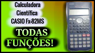 Como usar Calculadora Científica CASIO fx82ms em 13 minutos!!! Ficou fácil agora!!!