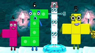 Numberblocks Learning Academy #90 - Numberblocks 4 6 5 - Numberblocks Magic Run - Numberblocks Game