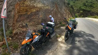 Motorcycle camping adventure skikda رحلتنا بالدراجات النارية RK200 شاطئ زمامرية