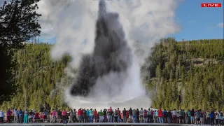 Horrible today:Yellowstone geyser's 2nd eruption was horrific, spewing decades-old trash in eruption