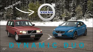 Dynamic  Duo! | Old vs  New Volvo Wagons in GT7