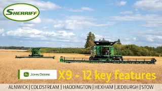 12 key features of the NEW John Deere X9 combine harvester