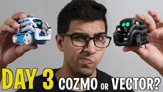 COZMO or VECTOR? - DAY 3 -  Anki's New Cute AI Metal Robot (FULL REVIEW + FREE VECTOR GIVEAWAY!)