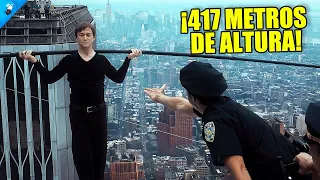 (Historia Real) Un Intrépido Hombre Camina Sin Miedo Entre Las Torres Gemelas | The Walk | Resumen