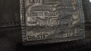 Джинсы LEVI'S 511 USA 🇺🇲 Total BLACK 🖤 JEANS 👖