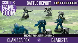 BattleTech Mechbay Mission Battle Report: Clan Sea Fox vs Word of Blake