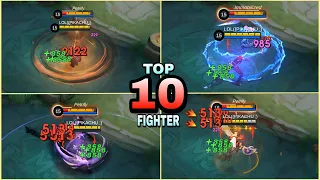 TOP 10 BEST FIGHTER FOR 2024 ~ MOBILE LEGENDS