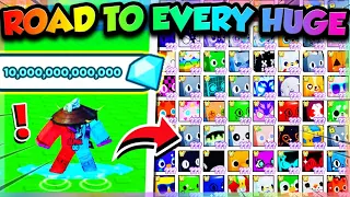 SPENDING 💎10T DIAMONDS on EVERY HUGE PET In Pet Simulator X!! (Roblox)