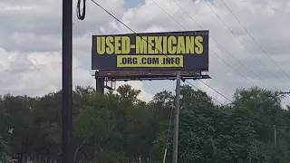 'Used-Mexicans' billboard taken down after days of complaints