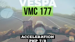 VMC 177 acceleration 0-100 kmh | VESPA plug & play guide 7/8 |