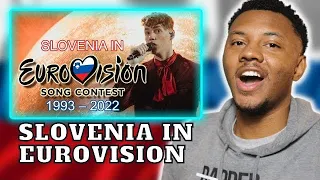 AMERICAN REACTS TO Slovenia in Eurovision Song Contest 1993 2022