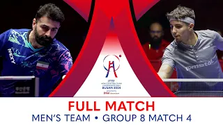 FULL MATCH | Noshad ALAMIYAN vs Eduard IONESCU | MT Group 8 - Match 4 | #ITTFWorlds2024