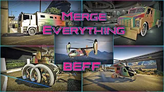 GTA5 - Merge Everything - BEFF - How to Merge Any Vehicle in GTA - Glitches -GC2F, Car 2 Service Car