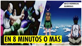 ⛔️ HUNTERXHUNTER ARCOS DE LAS HORMIGAS QUIMERAS Y ARCO FINAL:RESUMEN EN 8 MINUTOS O MAS!