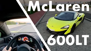 McLaren 600LT | POV | 209 MPH on the German Autobahn | Matthias Malmedie