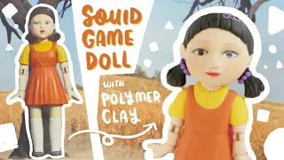 Squid Game Doll ✦ TURNABLE HEAD ✦ with Polymer Clay
