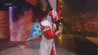 WWE Smackdown 06 01 2012 Sin Cara Returns (Red Attire & New Pyro Entrance)