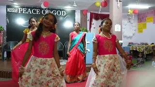 GIRLS DANCE PERFORMANCE ON 3RD YEAR CHURCH ANNIVERSARY