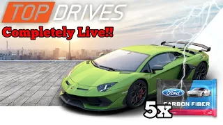 Top Drives live Ford Carbon Fiber Pack Opening