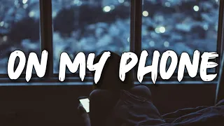 GhostDragon & dreamr. - On My Phone (Lyrics) ft. GLNNA