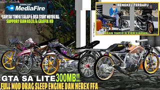 RILIS!! GTA SA LITE FULL MOD DRAG SLEEP ENGINE DAN DRAG HEREX FFA & CAMPURAN DRAG VARIO  SOUND DRAG