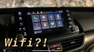 HOW TO CONNECT TO WIFI + UPDATE SOFTWARE HONDA ACCORD 2018