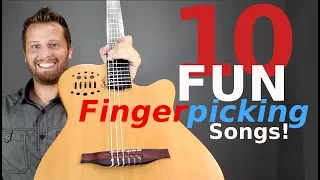 10 FUN Fingerpicking Songs on Guitar!