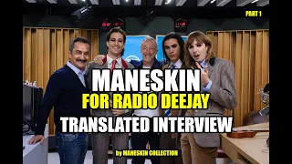 Måneskin intervista/interview for Radio Deejay translated into English by me [PART 1 of 3]