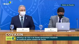 #AoVivo: Coletiva do Ministério da Saúde e CGU sobre Covaxin